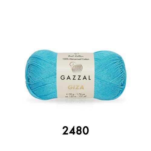 Gazzal Giza 50 gr Merserize Cotton El Örgü İpi - 31