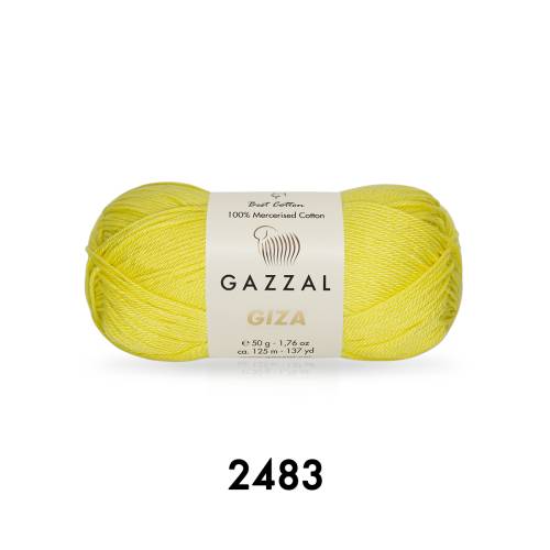Gazzal Giza 50 gr Merserize Cotton El Örgü İpi - 34