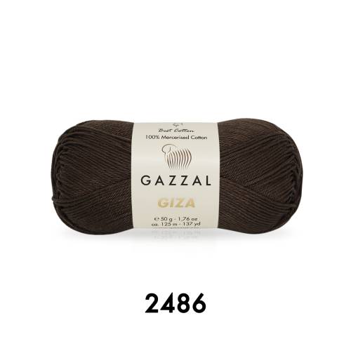 Gazzal Giza 50 gr Merserize Cotton El Örgü İpi - 37
