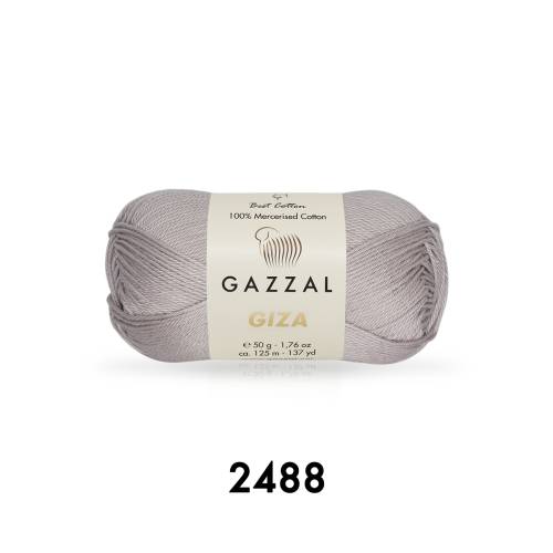 Gazzal Giza 50 gr Merserize Cotton El Örgü İpi - 39