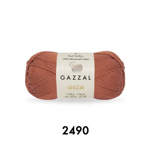 Gazzal Giza 50 gr Merserize Cotton El Örgü İpi - 41