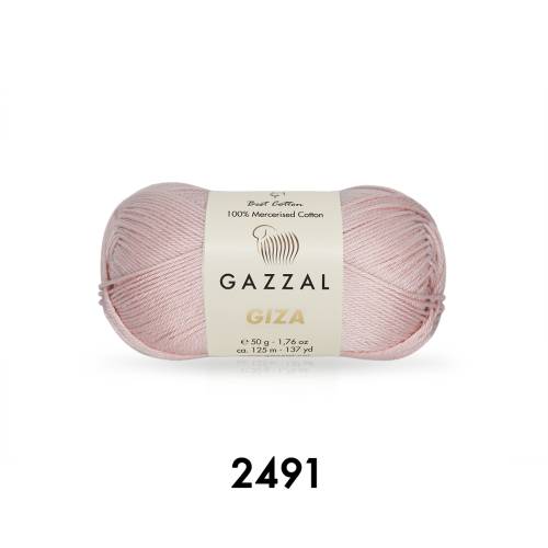Gazzal Giza 50 gr Merserize Cotton El Örgü İpi - 42
