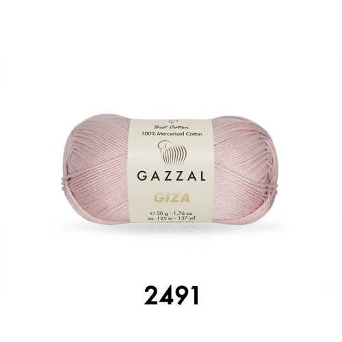 Gazzal Giza 50 gr Merserize Cotton El Örgü İpi - 42