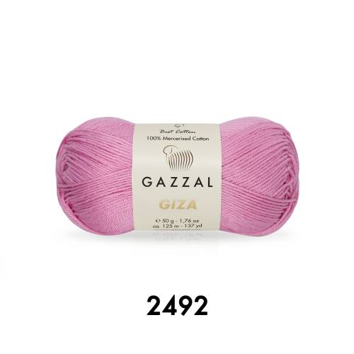 Gazzal Giza 50 gr Merserize Cotton El Örgü İpi - 43