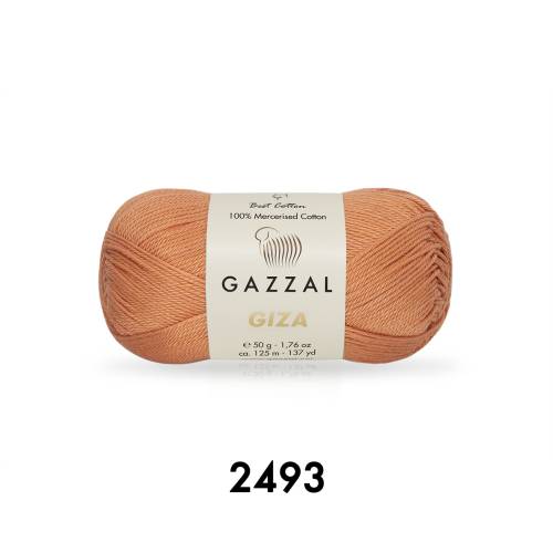 Gazzal Giza 50 gr Merserize Cotton El Örgü İpi - 44