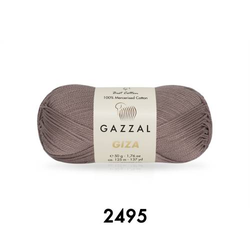 Gazzal Giza 50 gr Merserize Cotton El Örgü İpi - 46