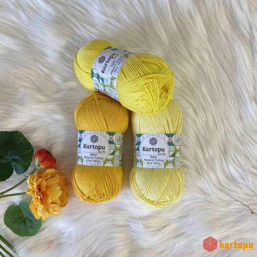 Kartopu Baby Natural Cotton El Örgü İpi 100 gr 200m - 2