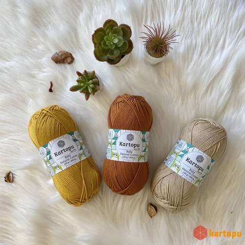 Kartopu Baby Natural Cotton El Örgü İpi 100 gr 200m - 6