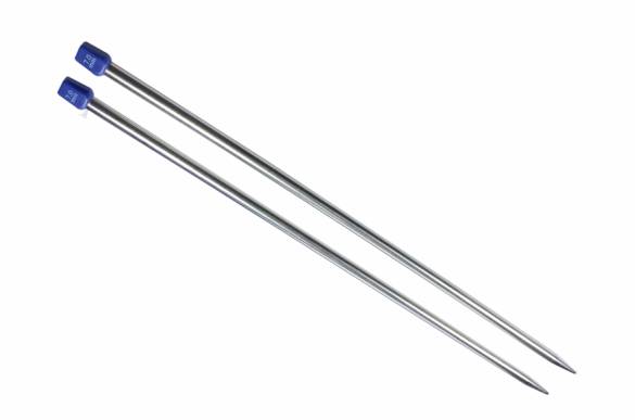 Bir Çift Metal 35 cm Örgü Şişi (2-10 mm Numara Seçenekli) - 0