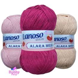 LANOSO ALARA MEGA 100 gr 190 m Amigurumi Örgü İpi