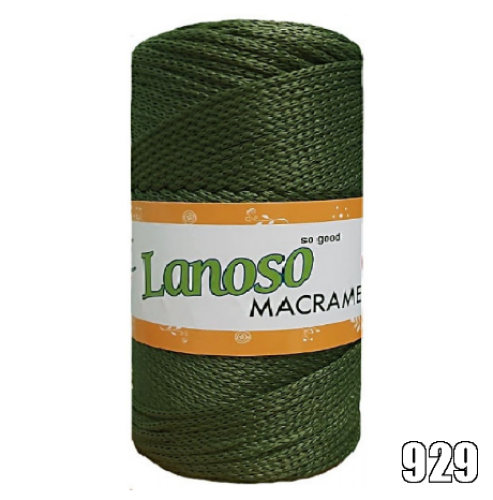 Lanoso Macrame - 200 gr Polyester Makreme İpi - Makrome - 3
