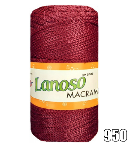 Lanoso Macrame - 200 gr Polyester Makreme İpi - Makrome - 4