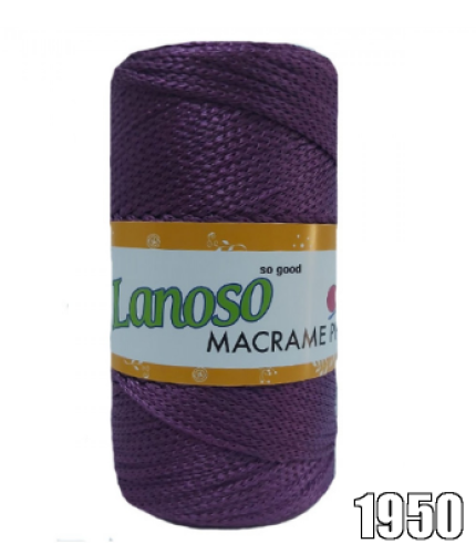 Lanoso Macrame - 200 gr Polyester Makreme İpi - Makrome - 7