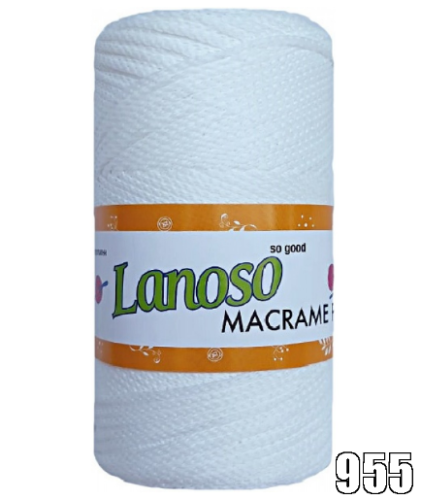 Lanoso Macrame - 200 gr Polyester Makreme İpi - Makrome - 10