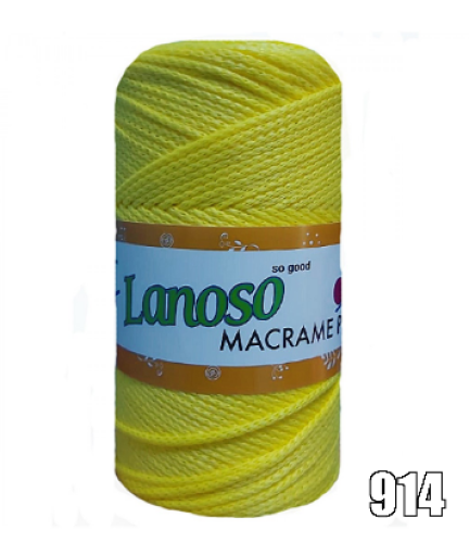 Lanoso Macrame - 200 gr Polyester Makreme İpi - Makrome - 13