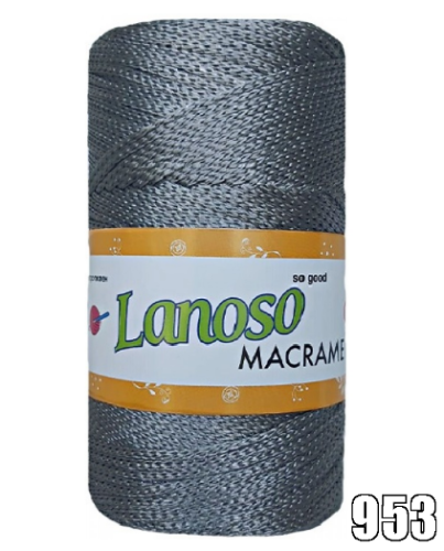 Lanoso Macrame - 200 gr Polyester Makreme İpi - Makrome - 14