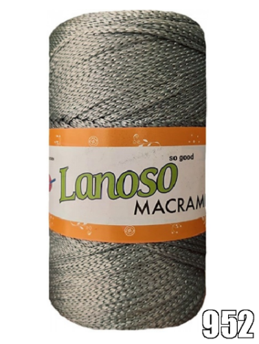 Lanoso Macrame - 200 gr Polyester Makreme İpi - Makrome - 16