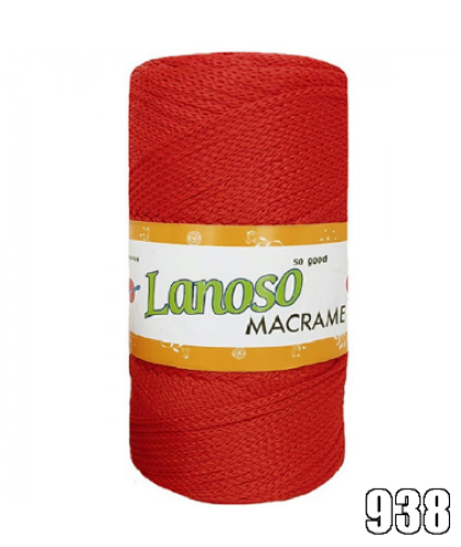 Lanoso Macrame - 200 gr Polyester Makreme İpi - Makrome - 17