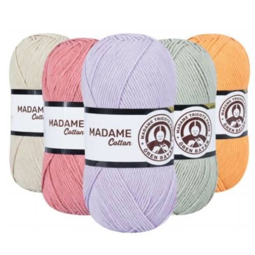 Madame Cotton Ören Bayan Amigurumi Örgü İpi Renk Seçenekli - 7
