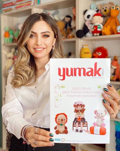 Yumak Amigurumi Örgü Kitabı 121. Sayı Dileks World 16 Tarif - 1