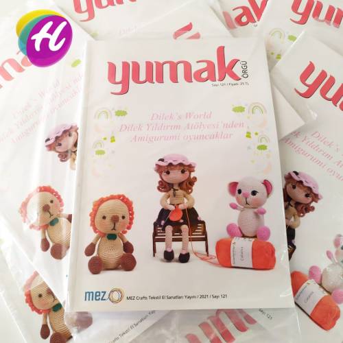 Yumak Amigurumi Örgü Kitabı 121. Sayı Dileks World 16 Tarif - 4